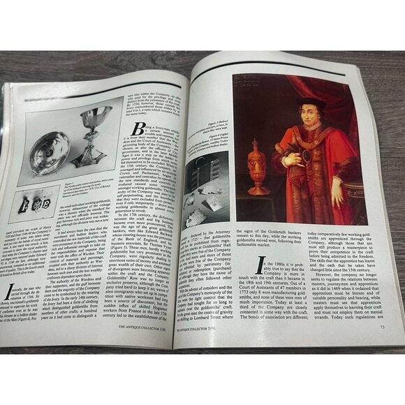 Vintage Antique Collector Magazine March 1986 Paperback Bond Street Tercentenary - Picture 5 of 6